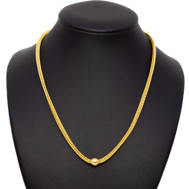 22ct Yellow Gold Chain Necklace 41cm #61571