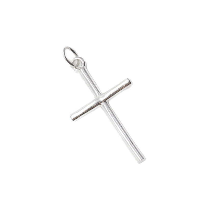 Large Sterling Silver Cross Pendant 3.5cm #9635-4