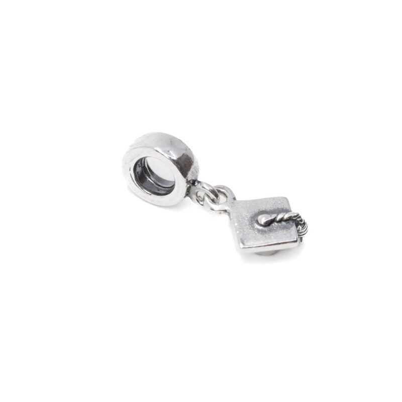 Pandora Sterling Silver Graduation Cap Dangle Charm #62806-6