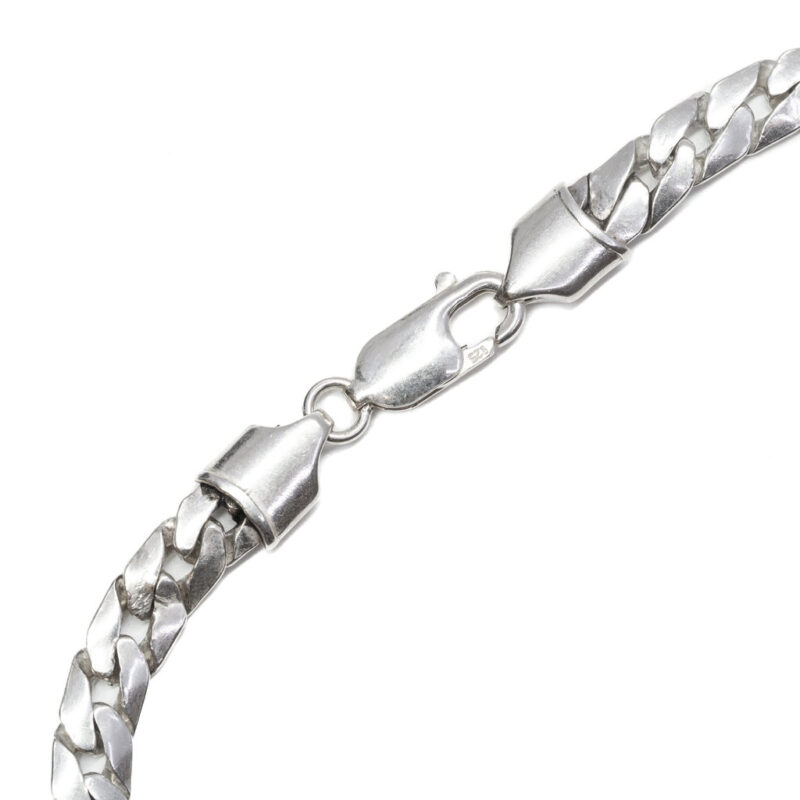 Sterling Silver Cuban Link Bracelet 20cm #9325