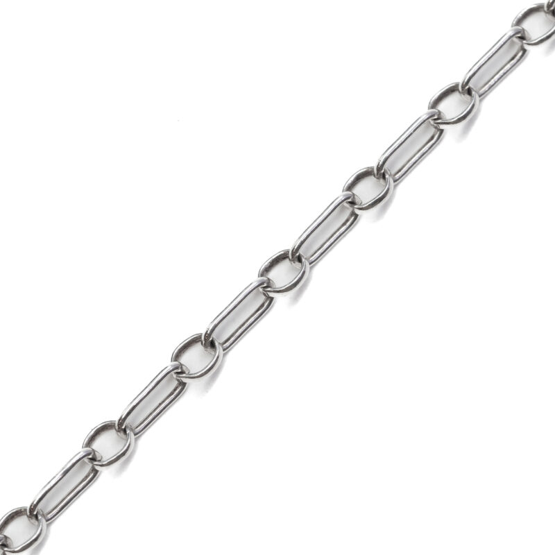 Tiffany & Co Silver Heart Keyhole Bracelet 17cm #62818