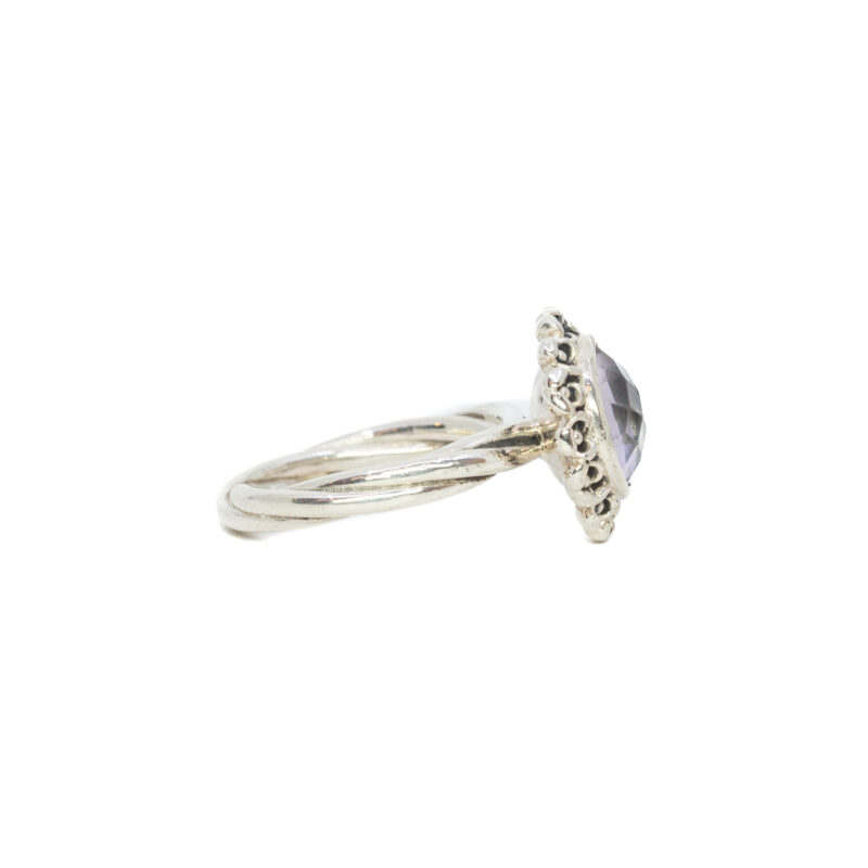 Sterling Silver Pandora Wandas Garden Ring Size M #63062