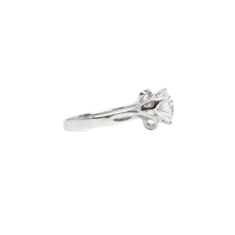 1.01ct Natural Diamond Solitaire Ring in 18ct White Gold Size H 1/2 GIA & Val $11300 #62821