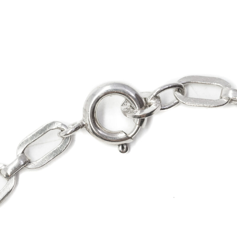 Vintage 800 Silver German Town Enamelled Charm Bracelet 17.5cm #9325-29