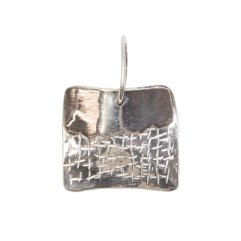 Large Silver Handbag Pendant Handmade #63273