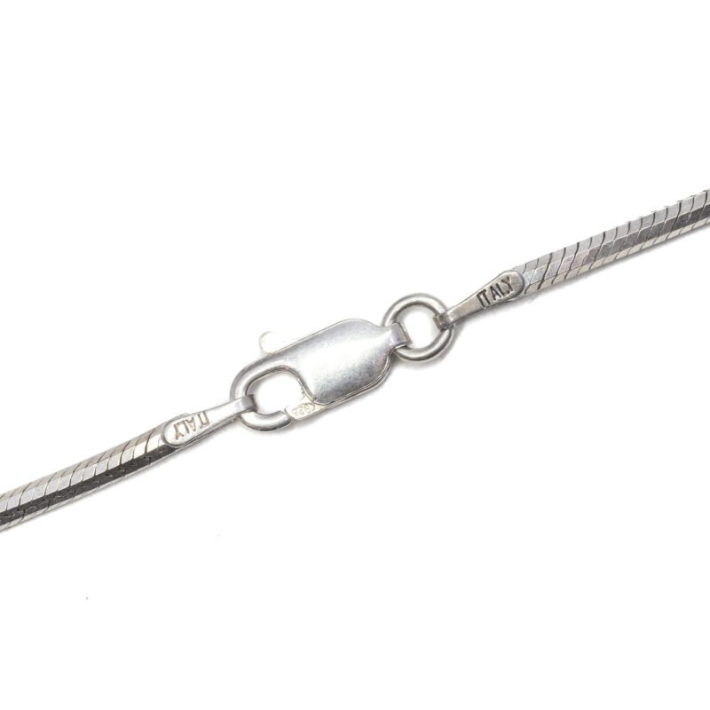 Sterling Silver Snake Necklace 40cm #63296