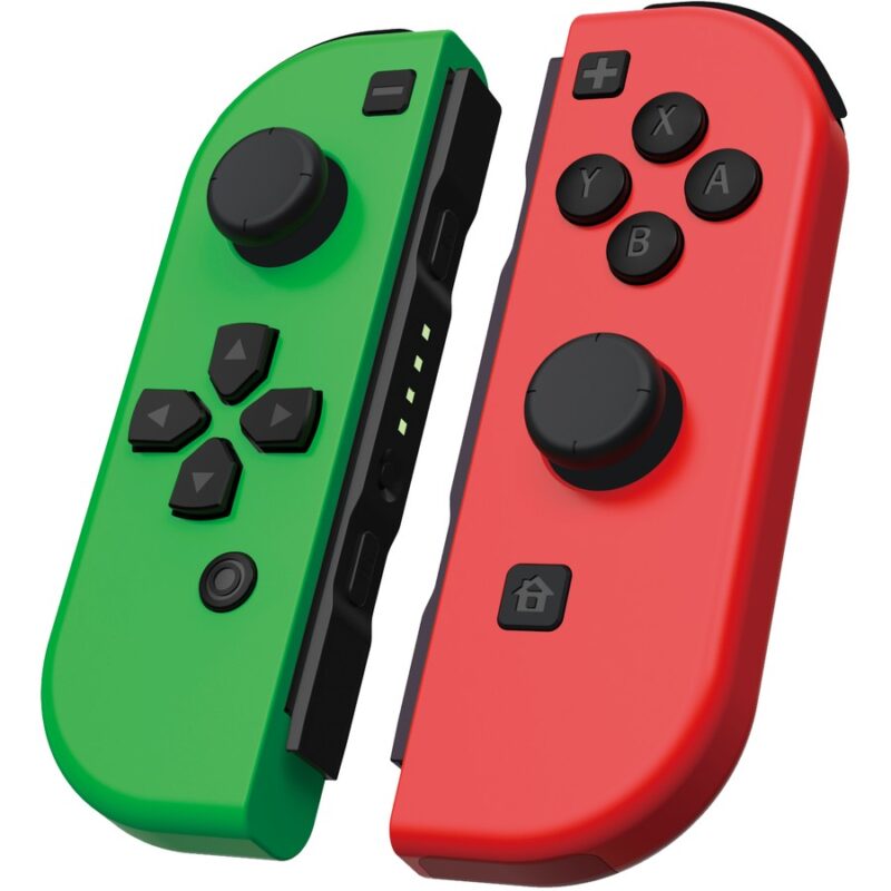 *NEW* Powerwave Nintendo Switch Joypad Controllers Green & Red Pair RRP $89 #63437