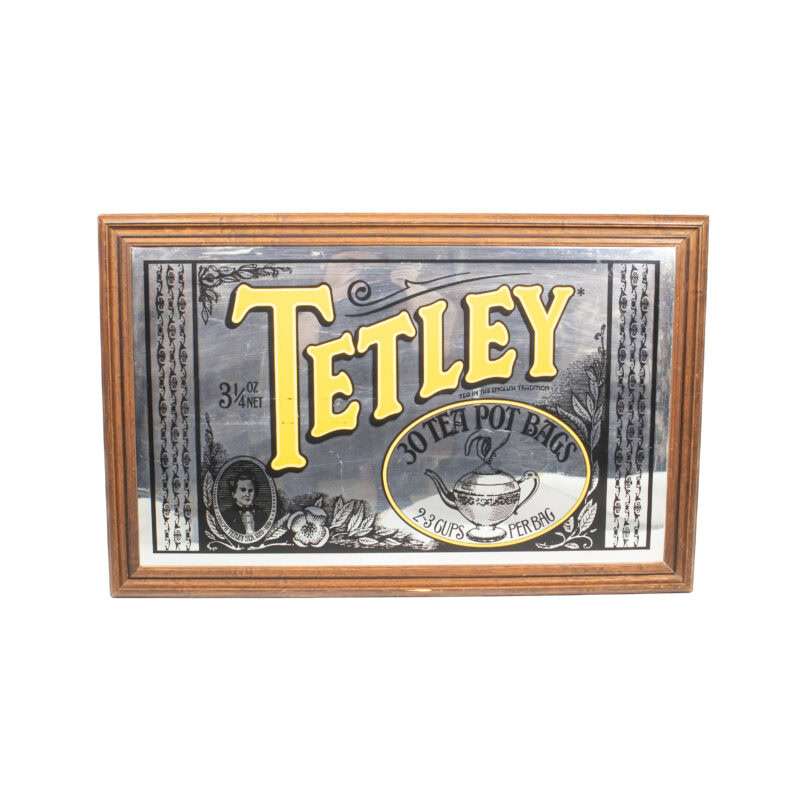 Tetley Tea Pot Bar Mirror Framed #62686
