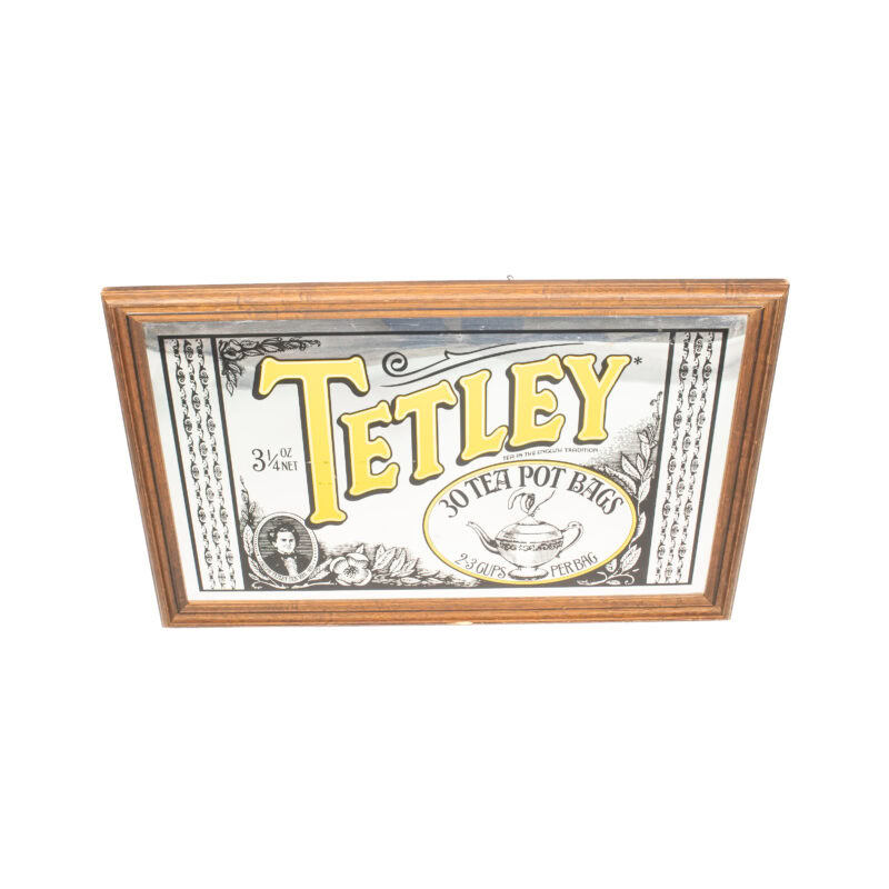 Tetley Tea Pot Bar Mirror Framed #62686