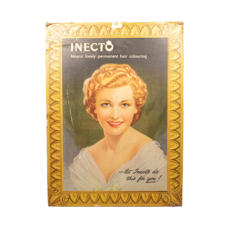 Vintage Inecto Hair Colouring Salon Ad Poster #62689