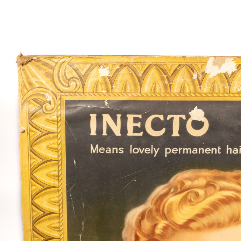 Vintage Inecto Hair Colouring Salon Ad Poster #62689