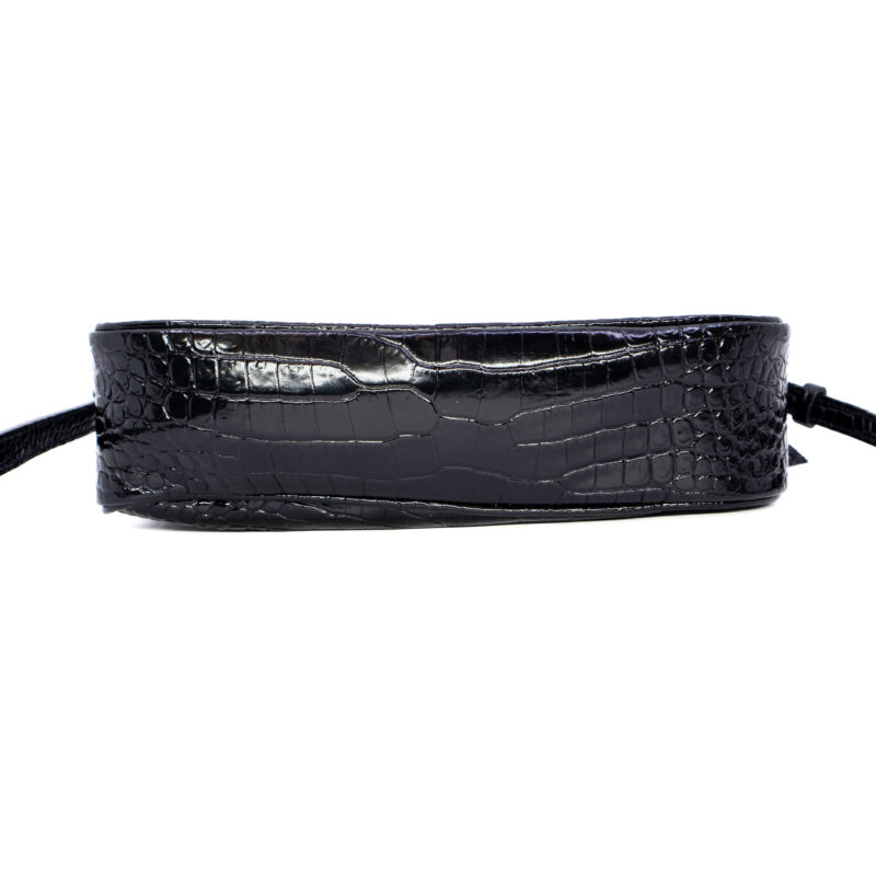 YSL Saint Laurent Lou Camera Bag Leather Crossbody Croc RRP $2950 + Receipt #63044