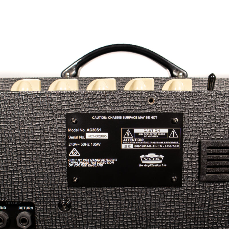 Vox AC30S1 Guitar Amplifier 30W 1x12 Valve Amp Combo #61569