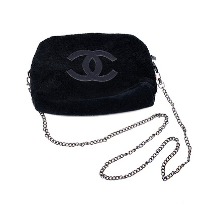 Chanel Terry Cloth Precision Crossbody Bag #62708