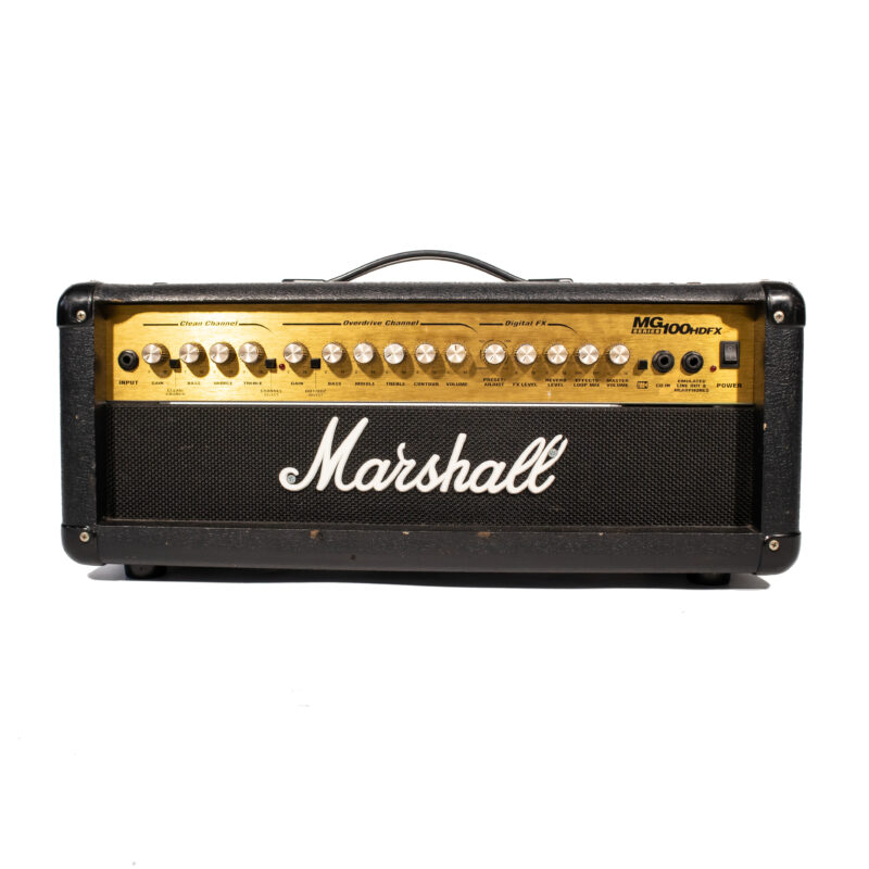 Marshall MG MG100HDFX 2-Channel 100W Solid State Guitar Amp Head (Read Desc) #63254
