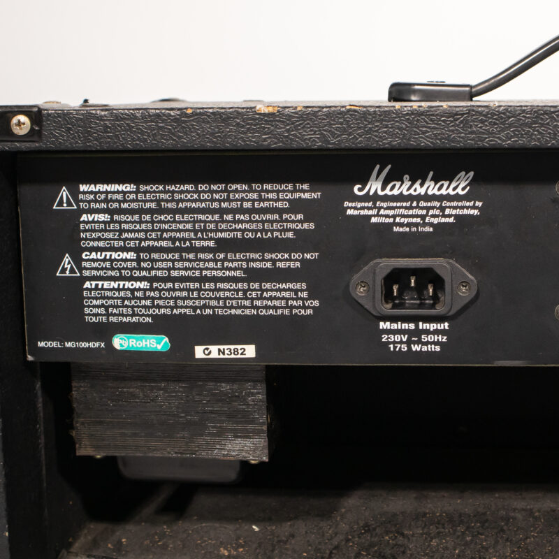Marshall MG MG100HDFX 2-Channel 100W Solid State Guitar Amp Head (Read Desc) #63254