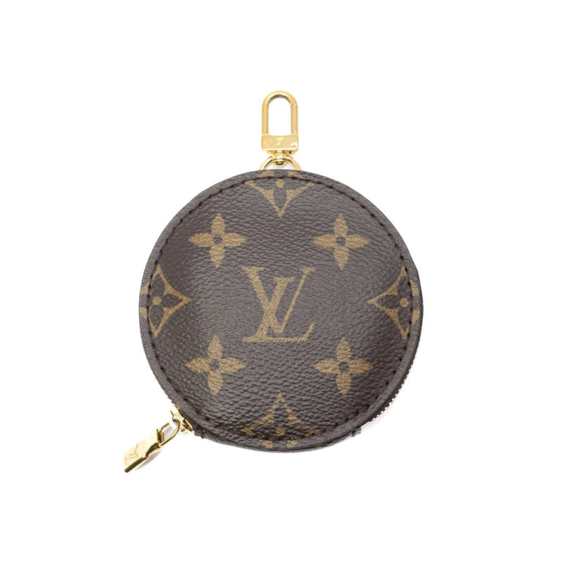 Louis Vuitton Monogram Multi Pochette Round Coin Purse Pouch RI4220 #63204