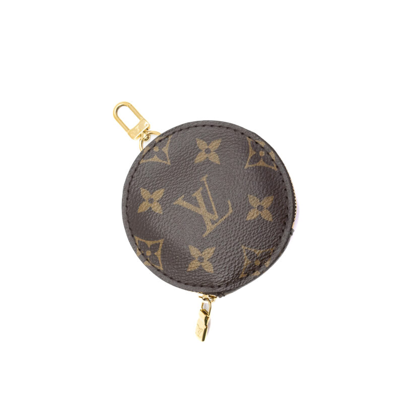 Louis Vuitton Monogram Multi Pochette Round Coin Purse Pouch RI4220 #63204