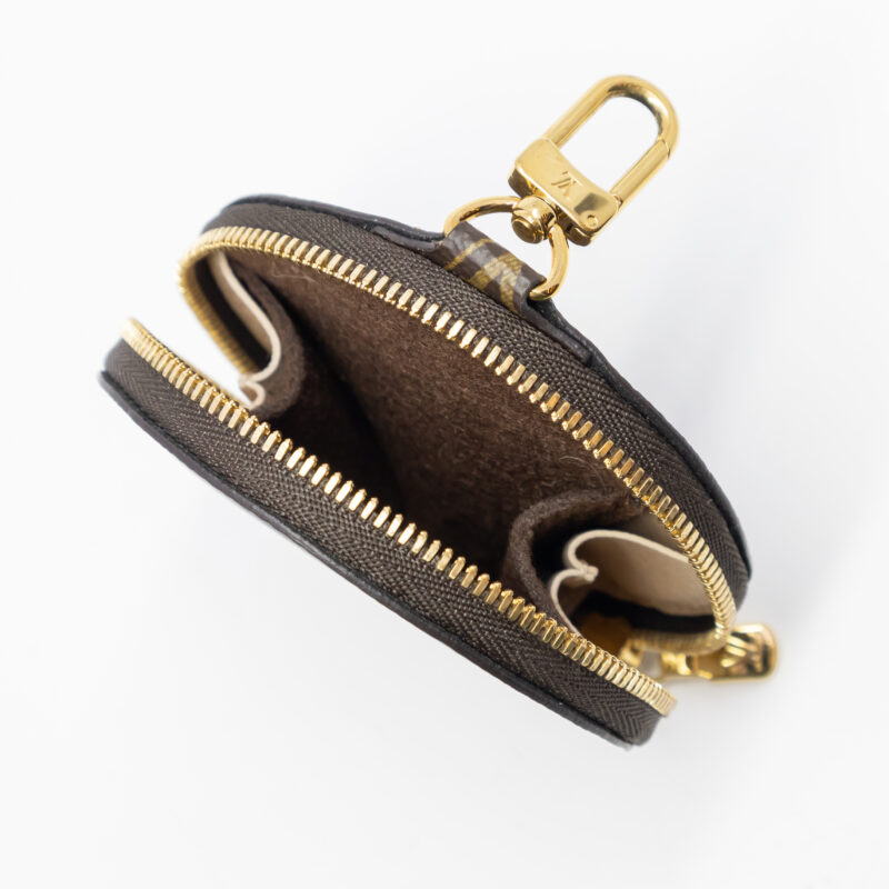 Louis Vuitton Monogram Multi Pochette Round Coin Purse Pouch RI4220 #63204