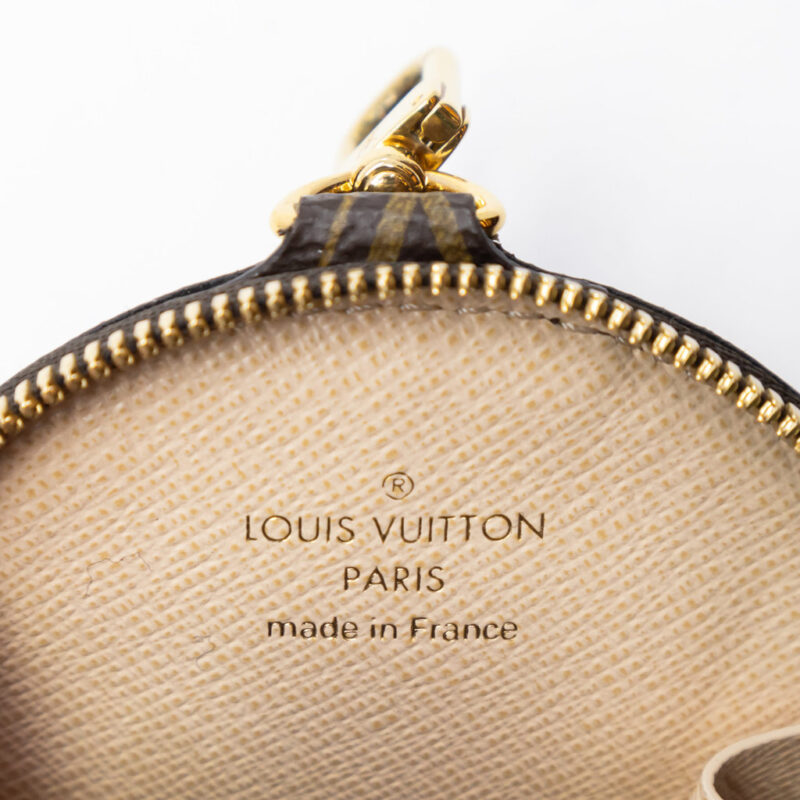 Louis Vuitton Monogram Multi Pochette Round Coin Purse Pouch RI4220 #63204