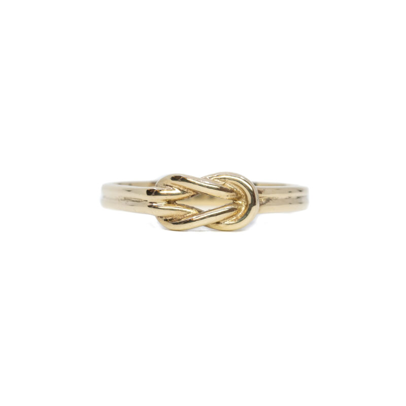 9ct Yellow Gold Knot Ring Size M #63093