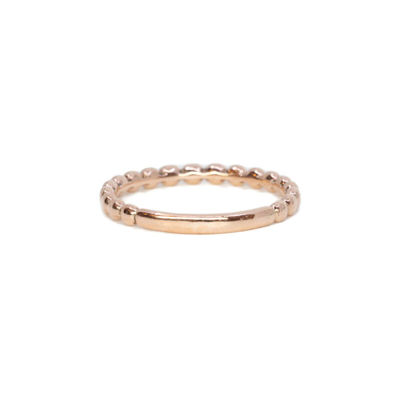 10ct Rose Gold Band Ring Size O Emma & Roe #63167-1