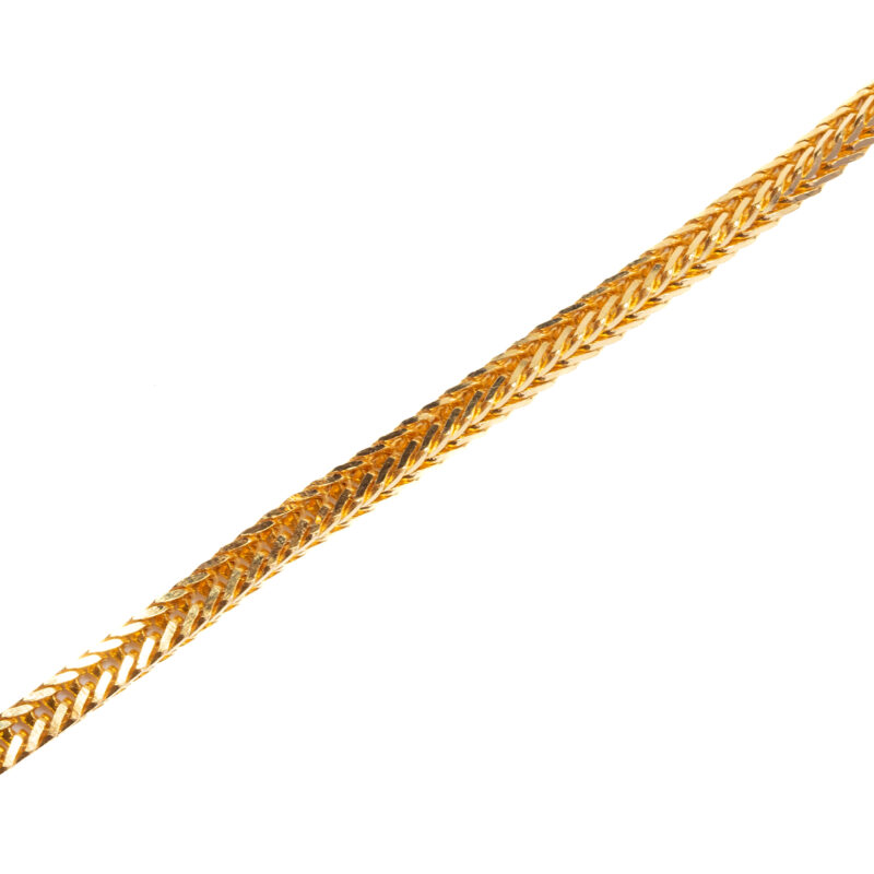 22ct Yellow Gold Enamel Bead Necklace 39cm #63267