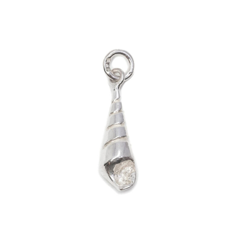 Sterling Silver Conch Shell Charm / Pendant *New* #9636-40