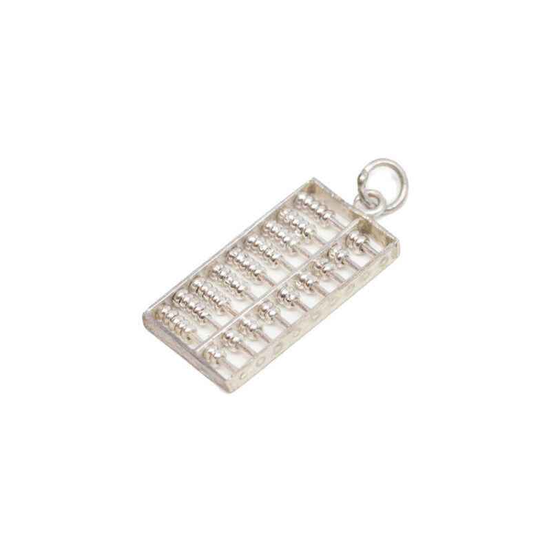 Sterling Silver Abacus Charm Moving #9636-45