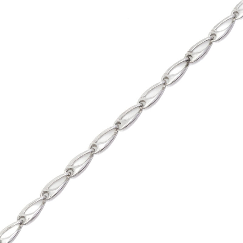 Sterling Silver Fancy Link Bracelet 17cm #63316