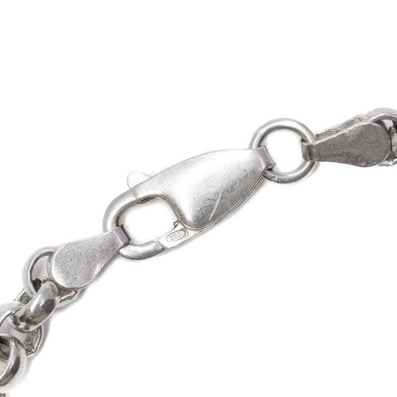 Sterling Silver Belcher Bracelet 18cm #63299