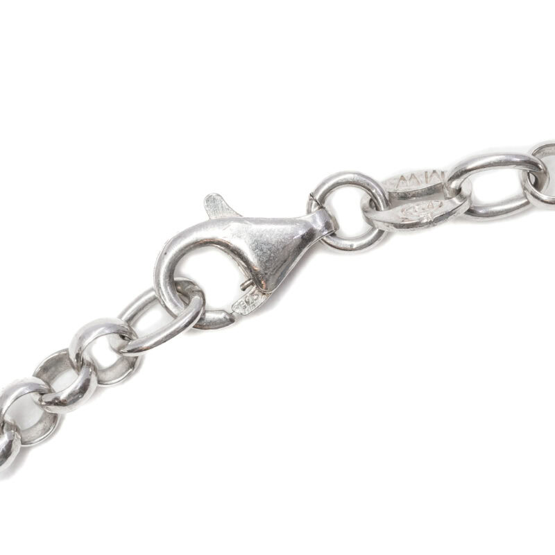 Sterling Silver Belcher Anklet Bracelet 24cm #63297