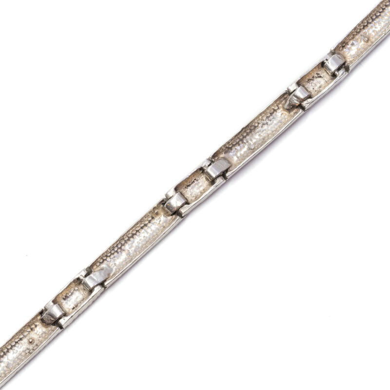 Sterling Silver Ornate Panels Bracelet 18cm #63300