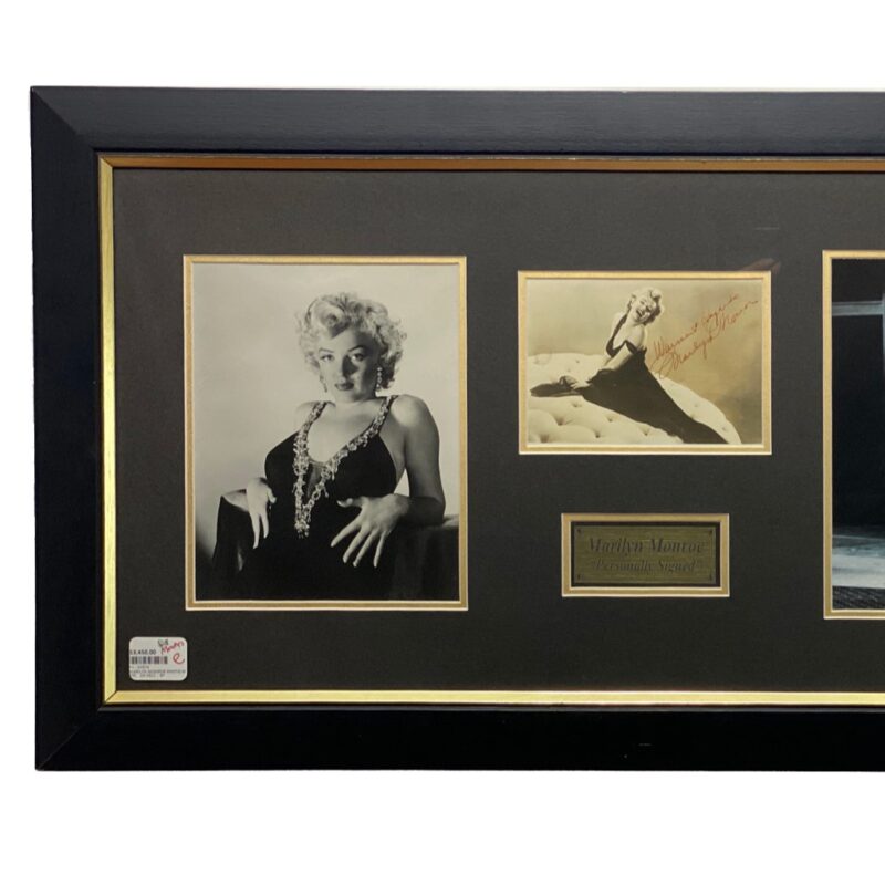Marilyn Monroe Framed Photo Memorabillia Secretarial Signed C.1950 #37073