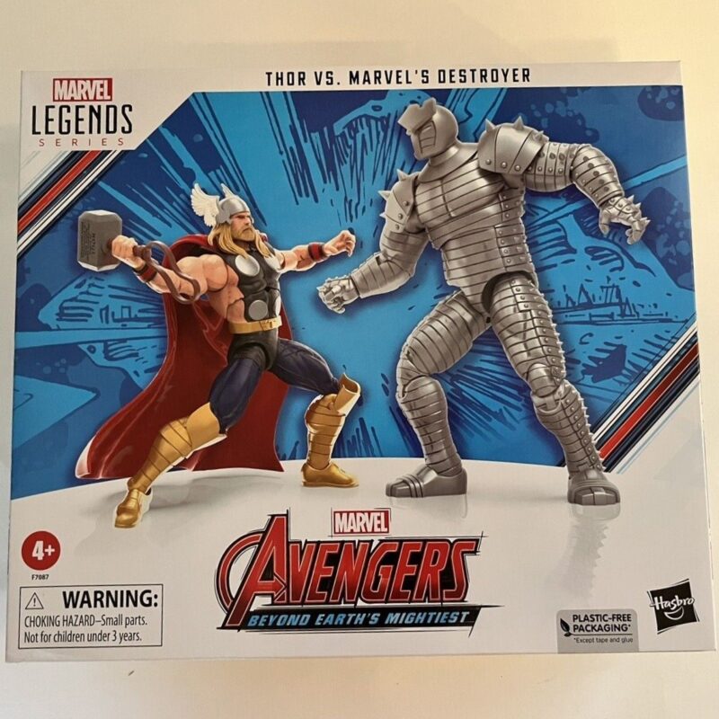 Hasbro Marvel Legends Series Thor vs. Marvels Destroyer Avengers 60th 2-Pack #63548