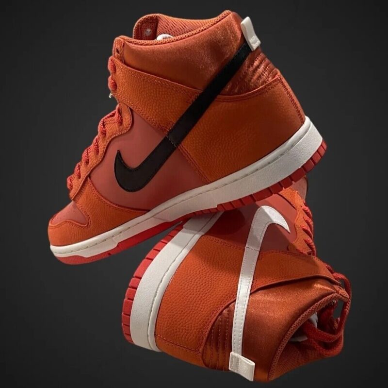 Nike Dunk Hi Retro Prm Emb One Game Mantra Orange Dh8008-800 Size Us12 Uk11 Eur46 #63670-11