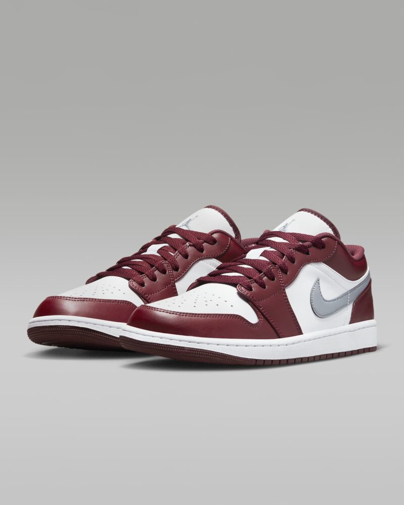 Nike Air Jordan 1 Low Bordeaux Cherrywood Red/cement Grey Size Us11 Uk10 Eur45 #63670-4
