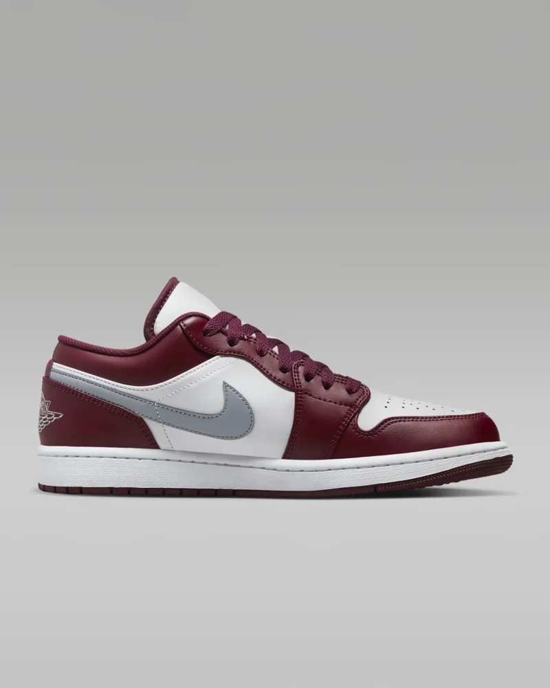 Nike Air Jordan 1 Low Bordeaux Cherrywood Red/cement Grey Size Us11 Uk10 Eur45 #63670-4