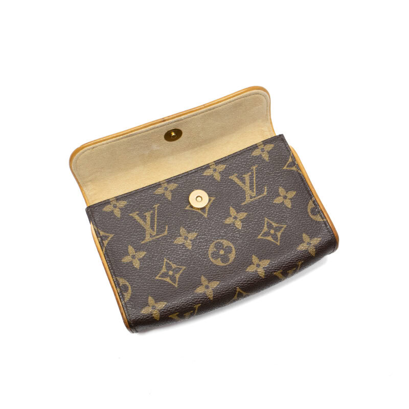 Louis Vuitton Florentine Pochette Monogram Canvas Belt Bag C/2001 + COA #63138