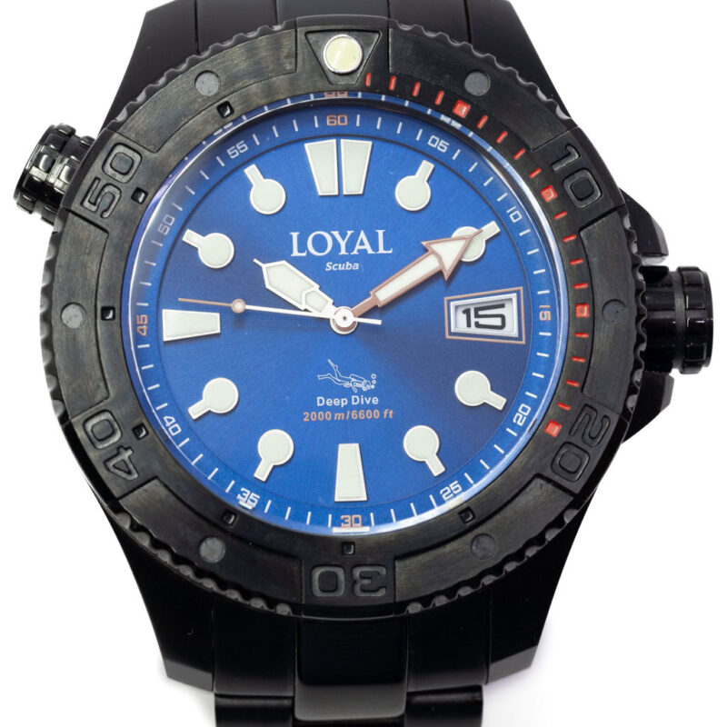 Loyal Deep Dive 24G210 Black Watch RRP $899 - in Box #63745