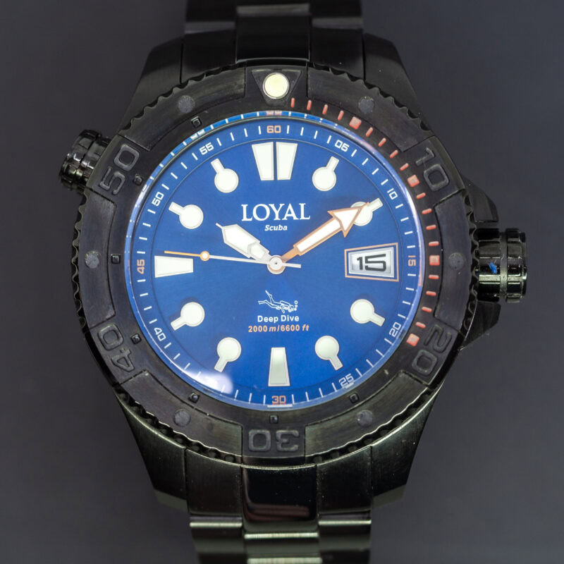 Loyal Deep Dive 24G210 Black Watch RRP $899 - in Box #63745