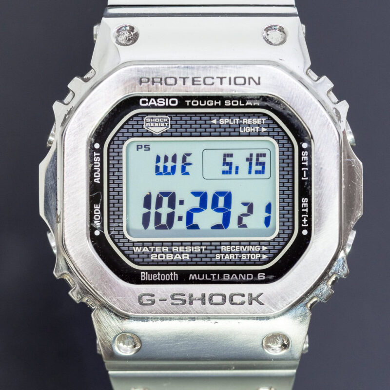 Casio G-Shock GMW-B5000 Tough Solar Watch + Box Books & Card #62823