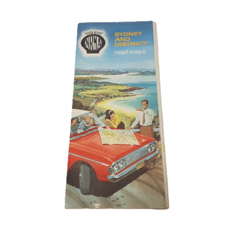 Retro NRMA Sydney and District Road Maps 1972 #63386