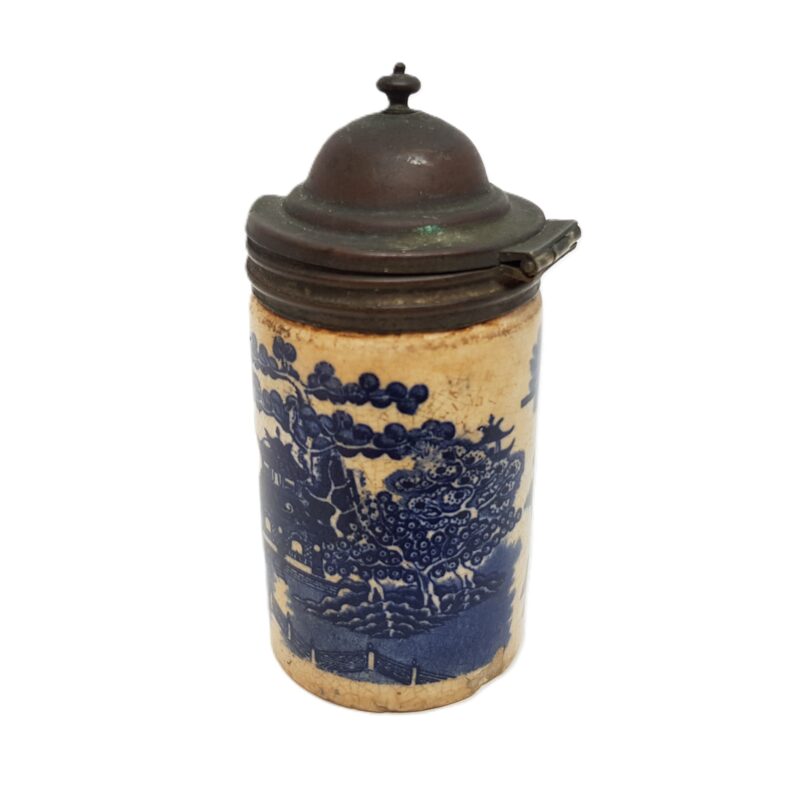 Antique Chinese Small Mustard Jar Pot C.1800s #63165