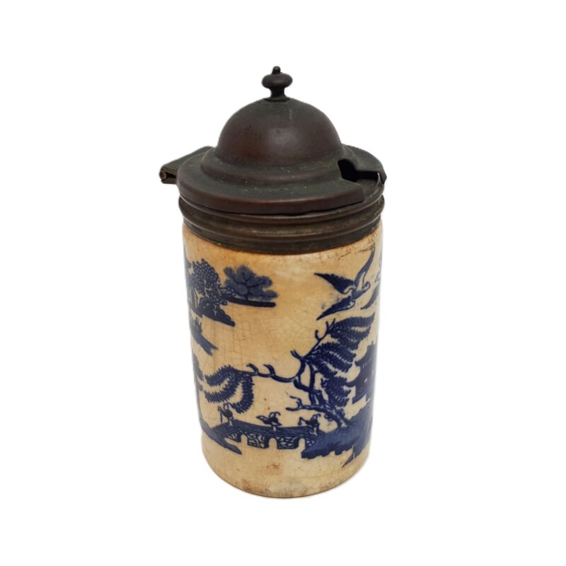 Antique Chinese Small Mustard Jar Pot C.1800s #63165