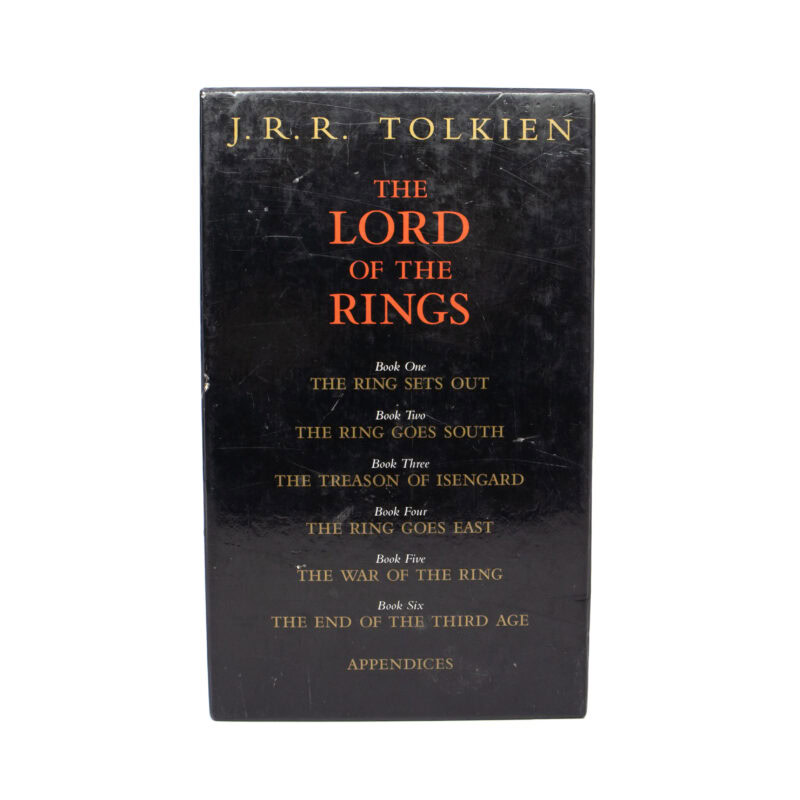The Lord of The Rings 7 Volume Book Box Set Millennial JRR Tolkien PB 1999 #63426
