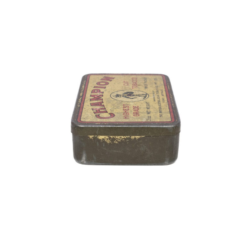 Empty Vintage Champion Australia 2 Oz. Tobacco Tin #63691