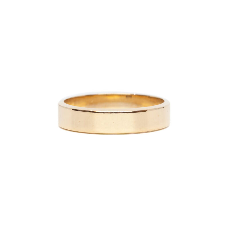 18ct Yellow Gold Wedding Band Ring Size L #63089