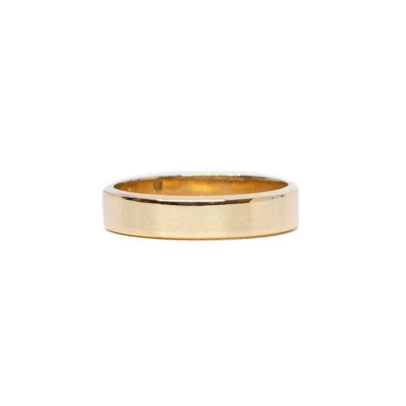 18ct Yellow Gold Wedding Band Ring Size L #63089