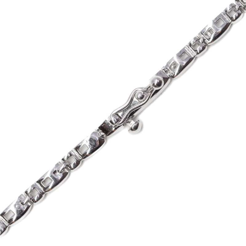 1.27ct TW Diamond Marquise Necklet in 18ct White Gold 38cm Val $6100 #63073